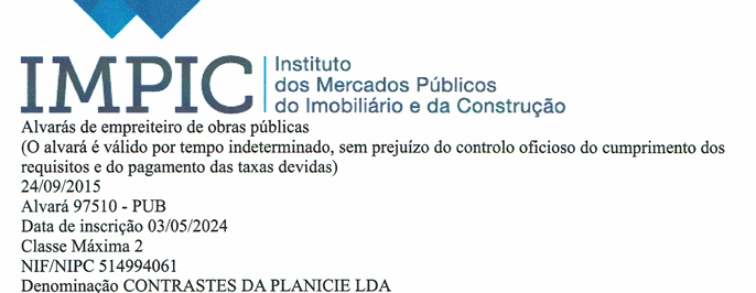 IMPIC | Instituto dos Mercados Públicos do Imobiliário e da Construção